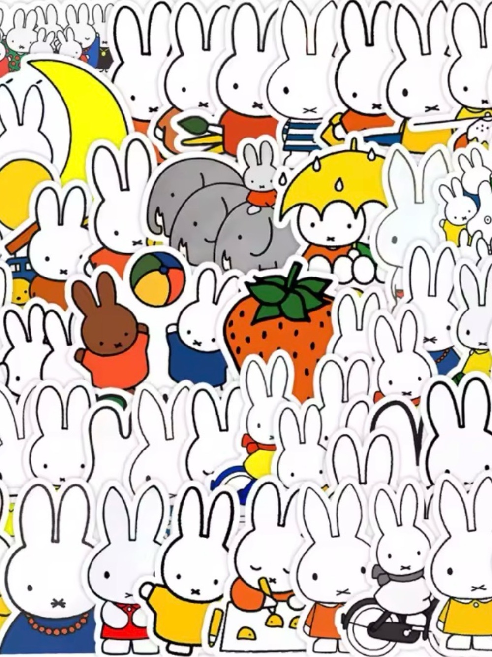 Miffy Stickers, pack of 50